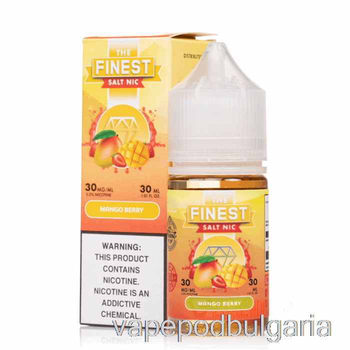 Vape 10000 Дръпки Mango Berry - The Finest Fruit Edition сол Nic - 30ml 30mg